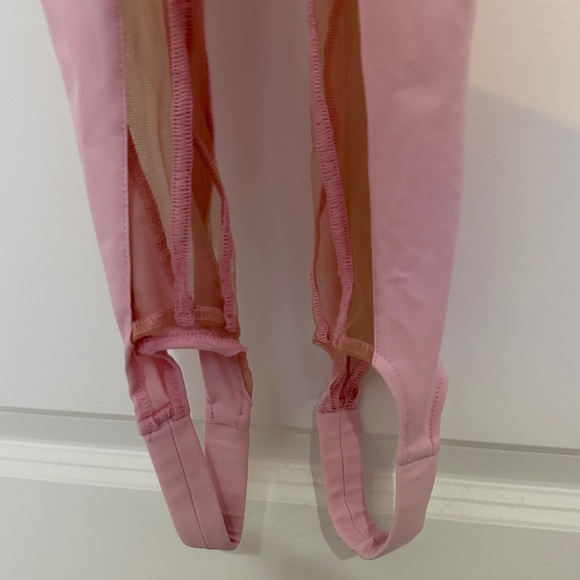 MUGLER - Lvr Exclusive Jersey & Tulle Jumpsuit - Picture 7 of 9